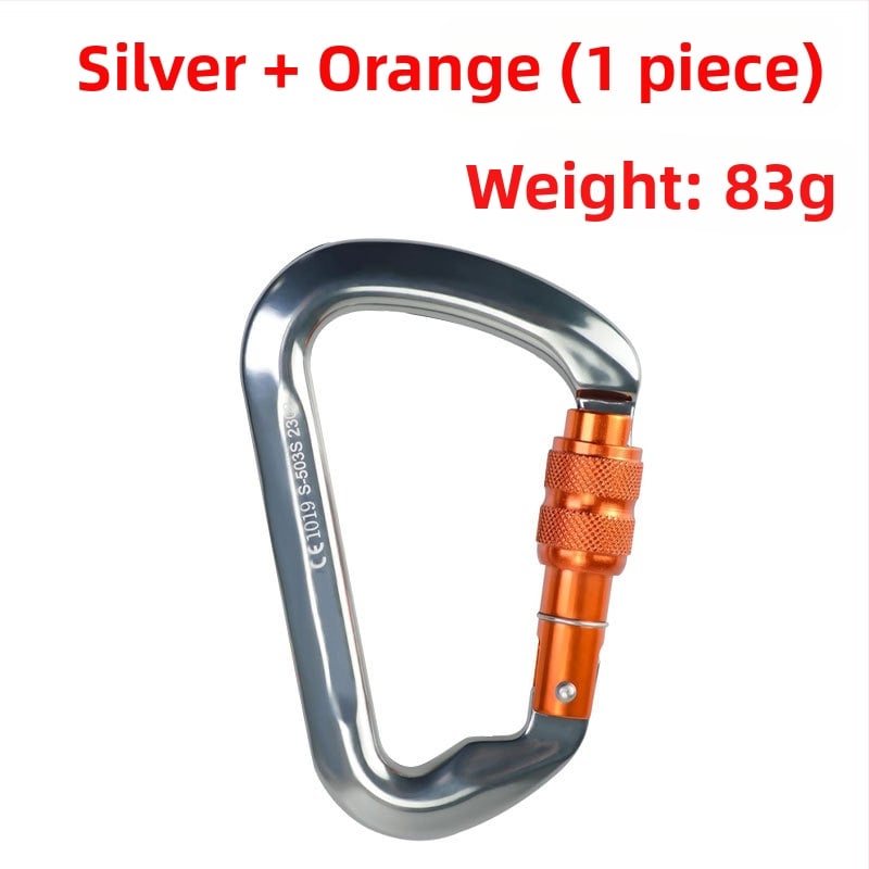 Καραμπίνερ 30 kN, κράμα αλουμινίου 7075, κύριος μηχανισμός κλειδώματος, ορειβασία και ράπινγκ