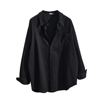 Ženska košulja s dugim rukavima, ovratnik košulje, japansko-korejski casual stil, 95% pamuk