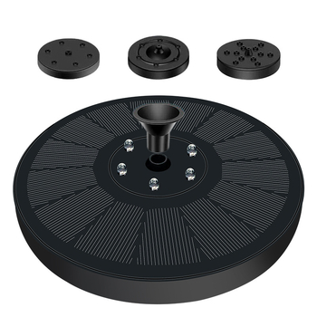 Fântână solară plutitoare pentru piscine în aer liber, cu stocare de energie și lanternă – pulverizare tipar, fântână pentru baie de păsări