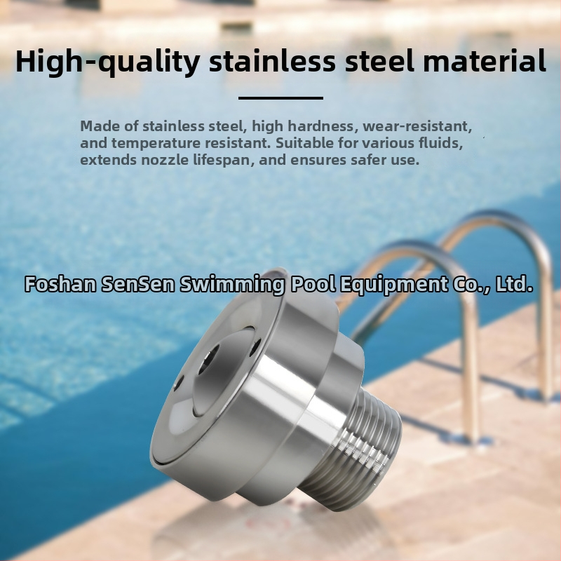 Nerezová oceľ eyeball jet dýza pre bazénový fontánový efekt – priame striekanie