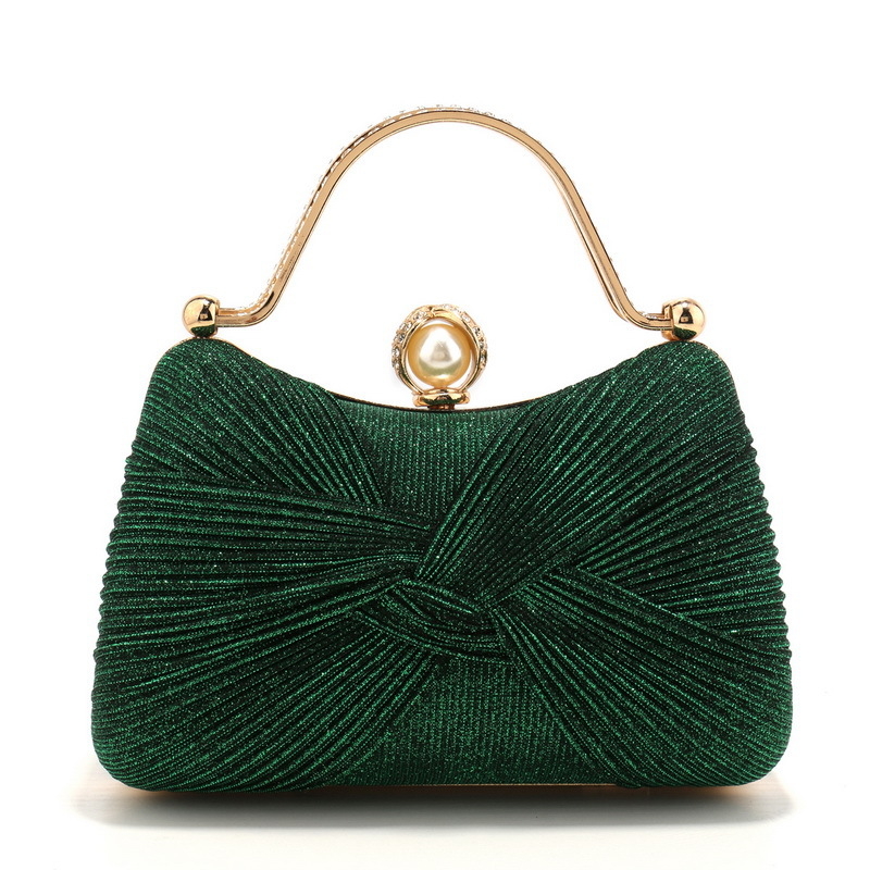 Redőzött estélyi táska, függőleges négyszögletes formával, zárható, merev külső, telefon zseb