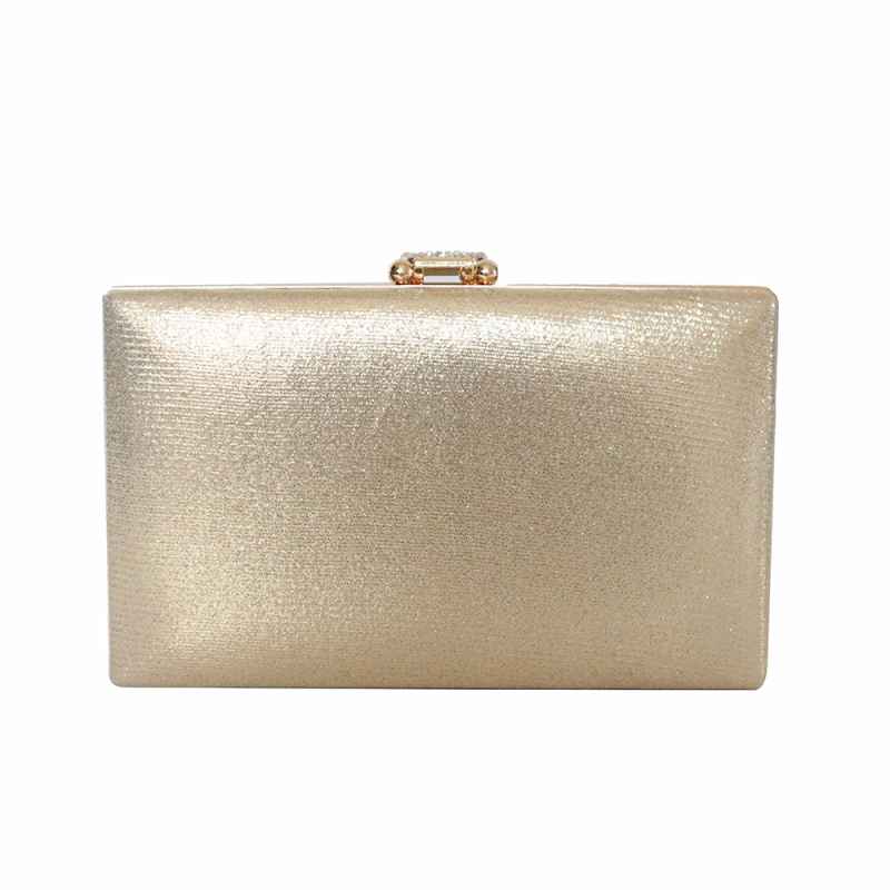 Genzi glitter večernja clutch, ručno izrađena, vanjski dio i podstava od poliestera, oblik kvadratni vodoravni, zaključavanje, težina 0,35 kg