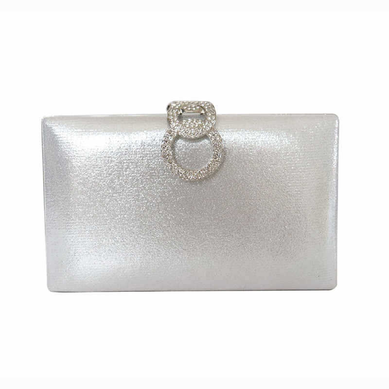 Genzi glitter večernja clutch, ručno izrađena, vanjski dio i podstava od poliestera, oblik kvadratni vodoravni, zaključavanje, težina 0,35 kg