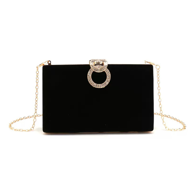 Genzi glitter večernja clutch, ručno izrađena, vanjski dio i podstava od poliestera, oblik kvadratni vodoravni, zaključavanje, težina 0,35 kg