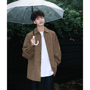 ING galléros reverrel, hosszú ujjú, laza szabású, egyszínű mintázat, őszi 2024 poliészter-keverék anyag