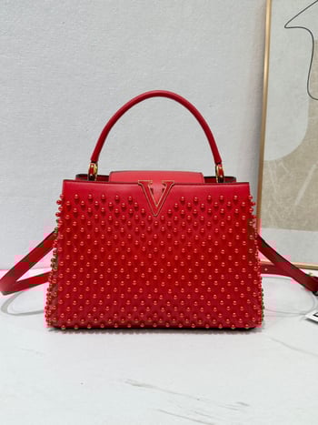 MKIV Gyöngyös váll-táska, bucket-stílusú PU bőr, fedél, cipzáras zseb, zseb a telefonhoz és ID-hoz