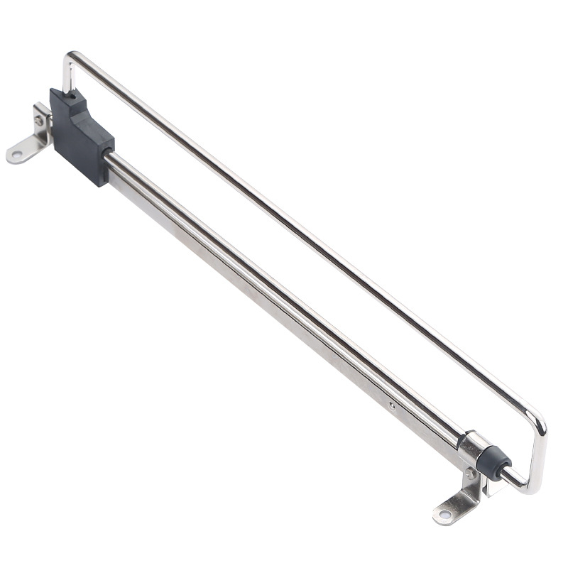 Mozgatható kihúzható ruhafogas – hidegen hengerelt acél, krómozott felület, modern minimalista dizájn, Honglesen