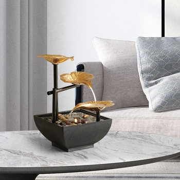 Vasból készült kézzel készített dísztárgy, egyszerű, modern stílusú nappali- és iroda dekorációhoz