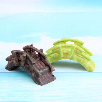 Most od smole za akvarij — obojena skulptura, Yingqiu Craft