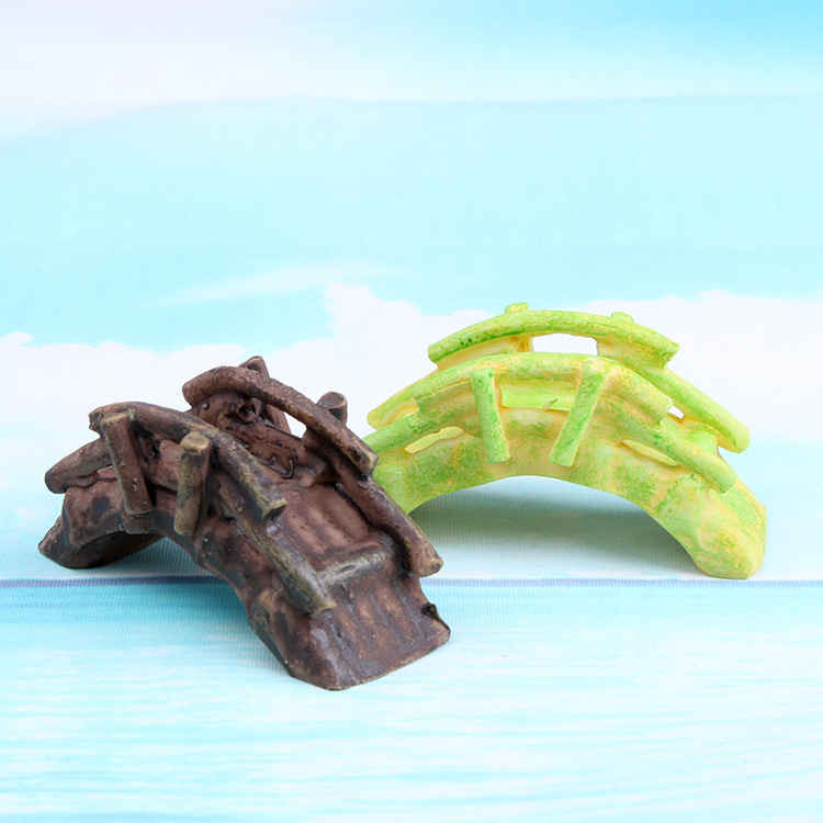 Most od smole za akvarij — obojena skulptura, Yingqiu Craft