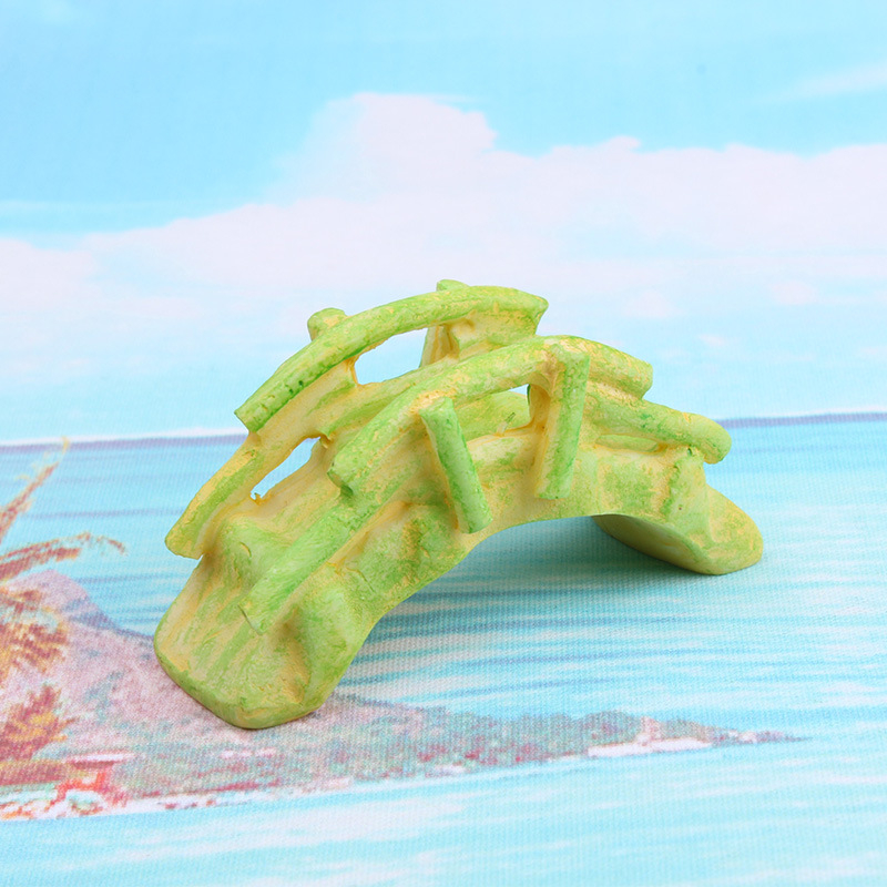 Most od smole za akvarij — obojena skulptura, Yingqiu Craft