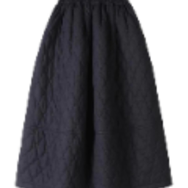 Szoknya, akril szálból készült, 2024 téli kiadás, street hipster stílus, aszimmetrikus szabás.
