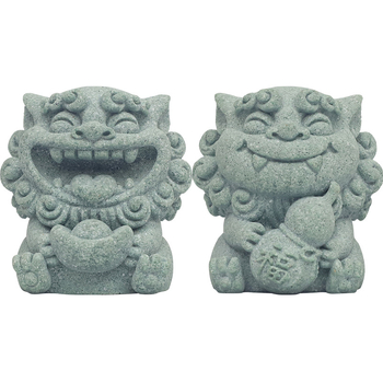 Wind Lion stolna dekoracija – figura od smole Roogo/if, stil National Tide, mikro pejzaž Tea Pet