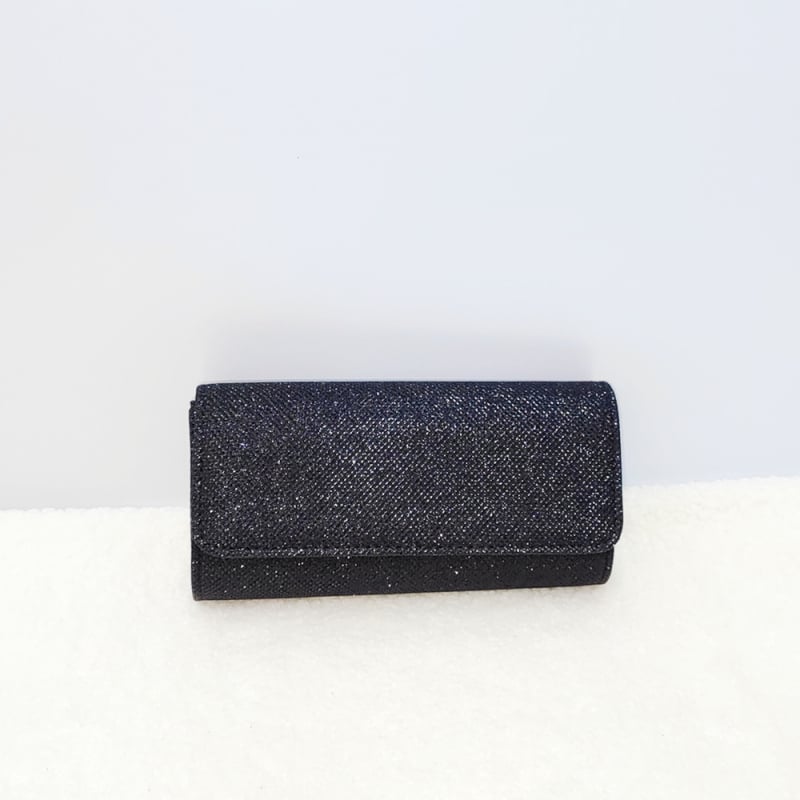 Női estélyi crossbody táska — Poliészter, Poliészter bélés, Horizontális négyzet alakú forma, Fedél nyitás, ID zseb