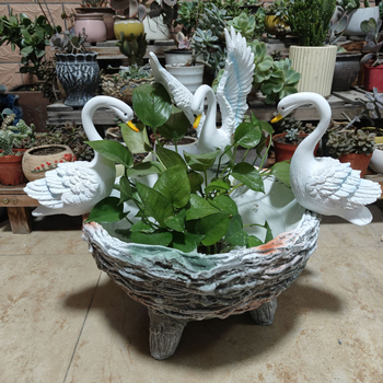 Hattyú alakú hidropóniás virágtartó gyantából – kreatív gyanta kézműves, Kategória: gyanta kézművesség, Csomagolás: karton