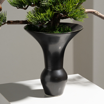 Keramička vaza za bonsai sa suhim granama, kineski stil, wabi-sabi, japanski zen