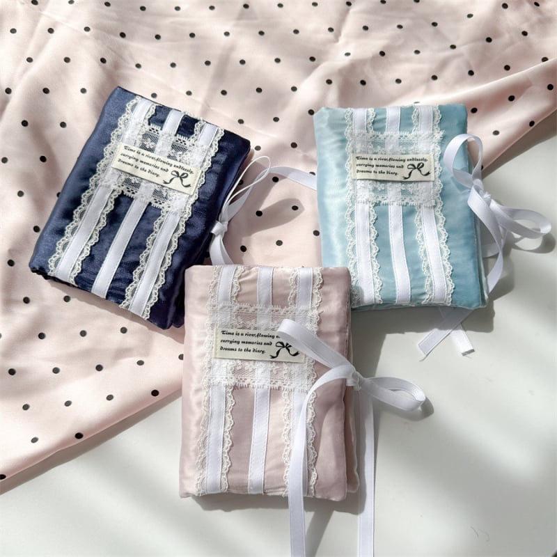 Caiet cu copertă din țesătură, legare cu foi libere, stil drăguț japonez/koreean, Moxiao Cat