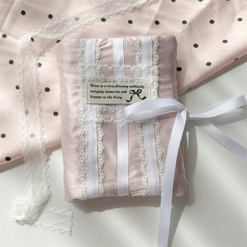 Caiet cu copertă din țesătură, legare cu foi libere, stil drăguț japonez/koreean, Moxiao Cat