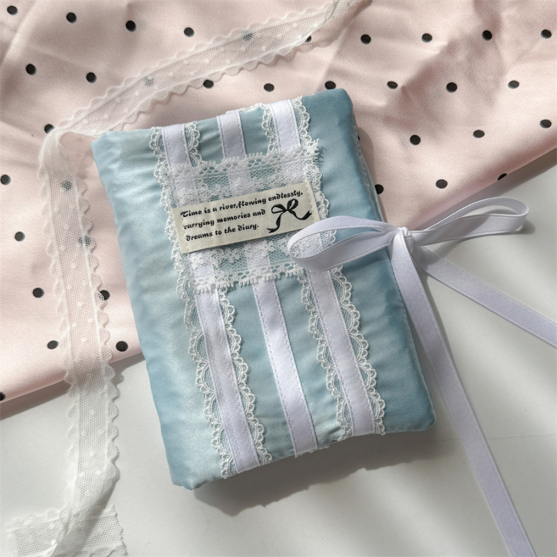 Caiet cu copertă din țesătură, legare cu foi libere, stil drăguț japonez/koreean, Moxiao Cat