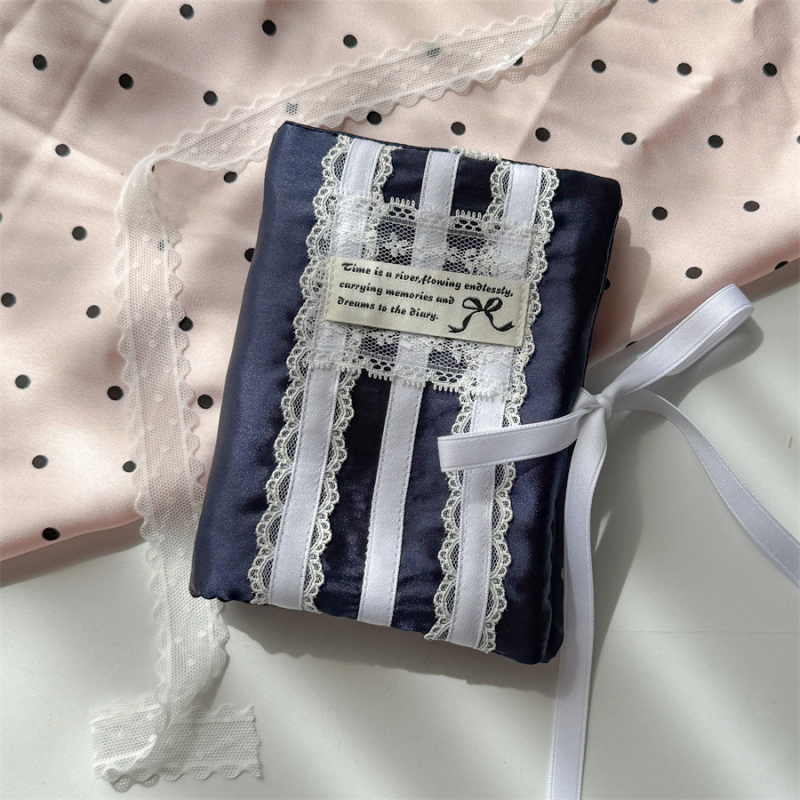 Caiet cu copertă din țesătură, legare cu foi libere, stil drăguț japonez/koreean, Moxiao Cat