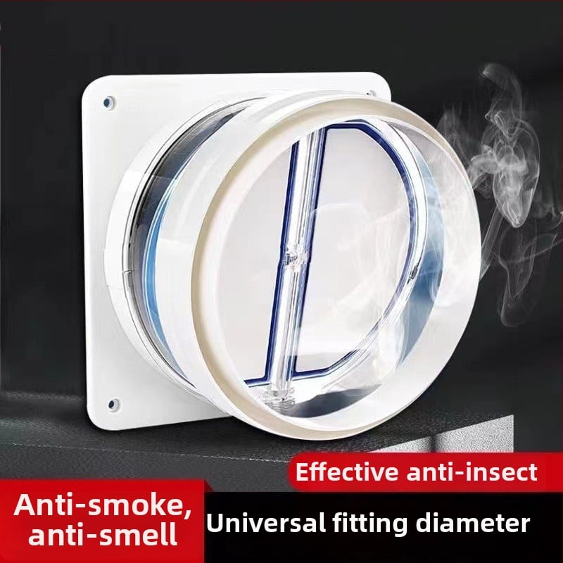 Oriental Sanitary Ware Οικιακή βαλβίδα ελέγχου αεραγωγού κουζίνας – Μονόδρομη, Υλικό PP, Σύγχρονο Στυλ