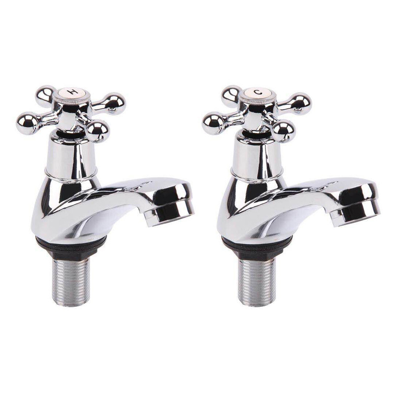 Umivaonska slavina s raspodjelom tople i hladne vode; tijelo od cinkove zliatine; keramički kartridž; model Split Plum Wheel 96; radna temperatura 0-90°C