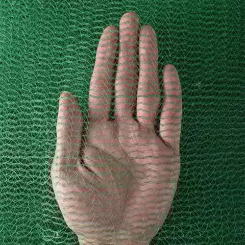 Δίκτυ ασφαλείας εργοταξίου με πυκνό πλέγμα, εξωτερικό πλαίσιο, ανθεκτικό στη φλόγα, κατακόρυνο δίχτυ σκαλωσιάς