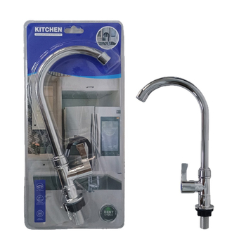 Kuhinjski faucet ABS, keramički disk ventil, 20 mm ulaz/izlaz, XS01005 model, radna temperatura 0–80°C
