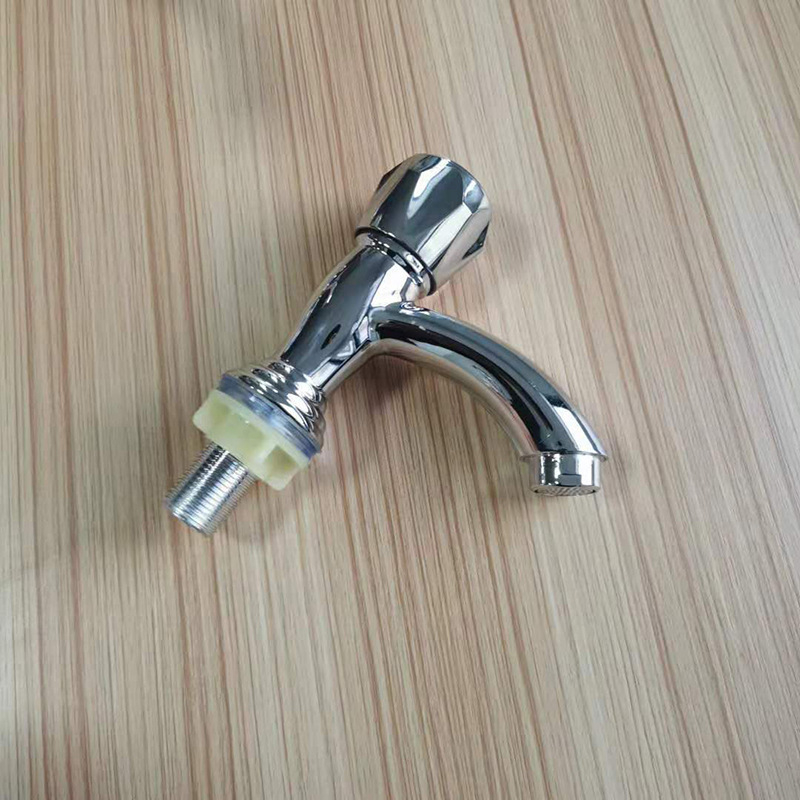 Tlsn Slavina za umivaonik s spiralnim otvorom, plastiko tijelo, keramički disk ventila, promjer ulaza/izlaza 4 točke