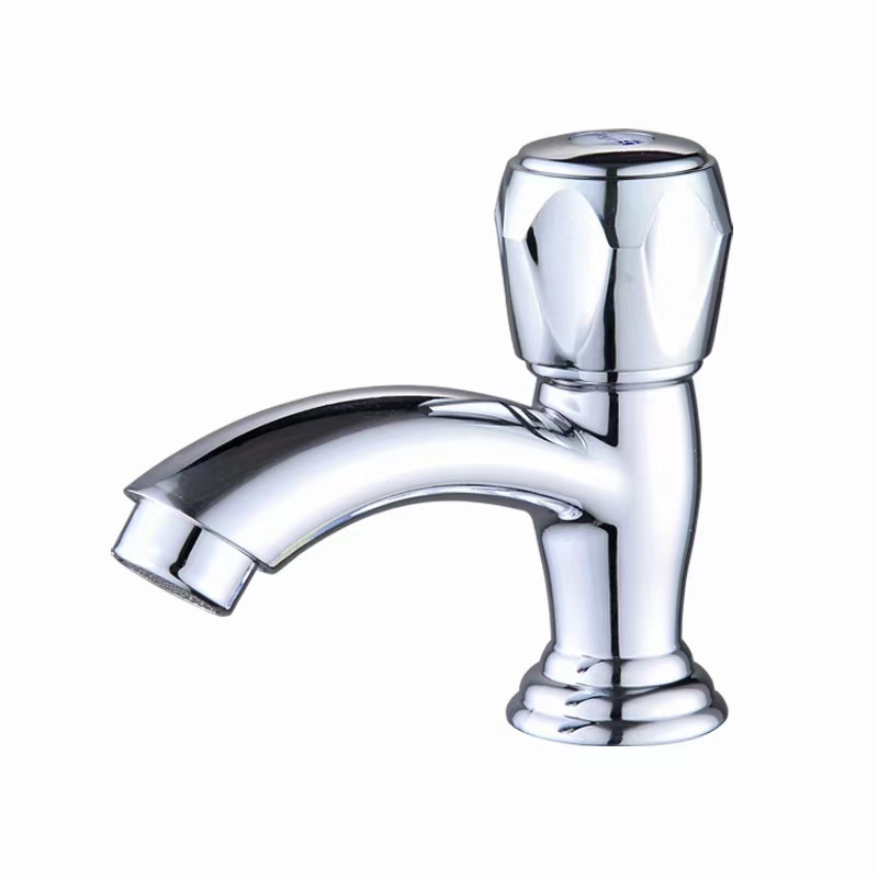 Tlsn Slavina za umivaonik s spiralnim otvorom, plastiko tijelo, keramički disk ventila, promjer ulaza/izlaza 4 točke