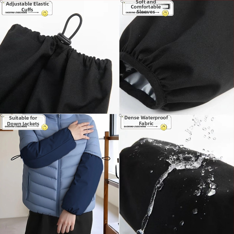 Vodotesné návleky na ruky pre stolovanie – odolné voči škvrnám a olejom, polyester, pre mužov, na všetky ročné obdobia