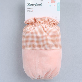 Γυναικείες κοντές προστατευτικές μανσέτες με καρό μοτίβο για φθινόπωρο-χειμώνα, πολυεστέρας, κέντημα, αντι-βρωμιά (μοτίβο καρό; εποχές: χειμώνας/άνοιξη/φθινόπωρο)