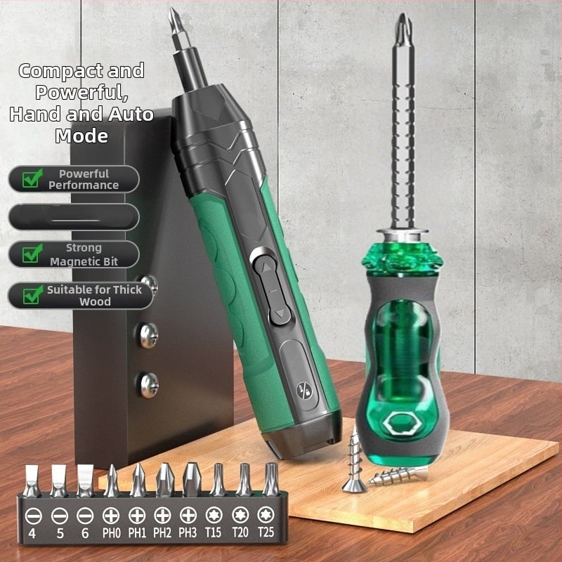 Σετ πολυλειτουργικών κατσαβιδιών με κεφαλές σταυρού και ευθείας, μπορεί να χρησιμοποιηθεί ως σφυρί, εξαιρετικά σκληρός, μοντέρνος απλός σχεδιασμός