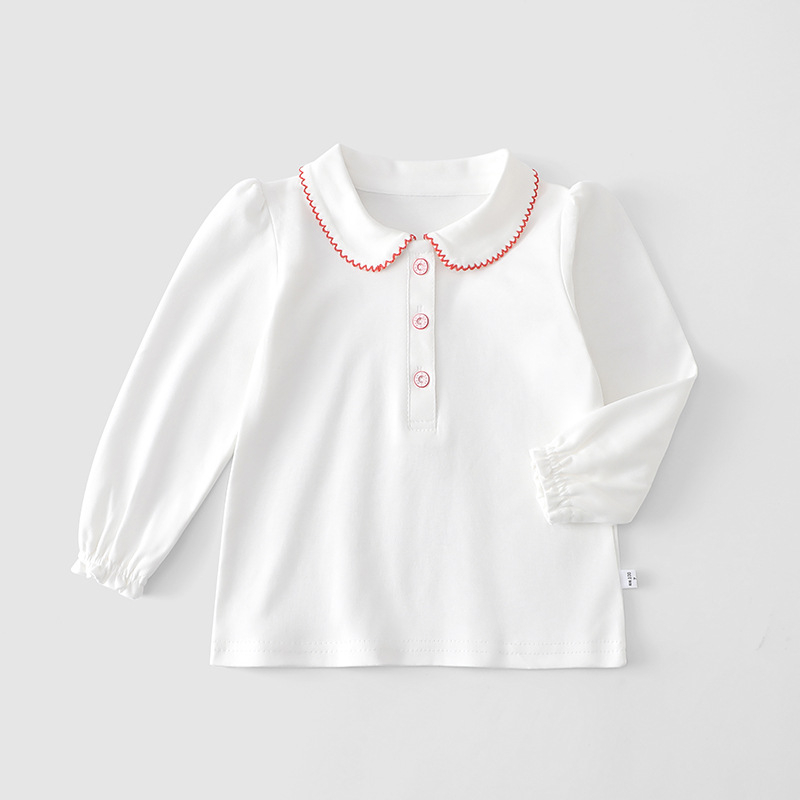 Dječja polo majica, pamuk, unisex, za uzrast 3–8 godina, proljeće, jesen i zima