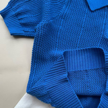Pamuk polo majica za djecu, korejski stil ovratnika, ljeto 2025, unisex