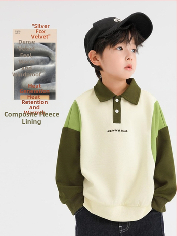 Παιδικό πόλο πουκάμισο για αγόρια από βαμβάκι, μακριά μανίκια, σχέδιο με γράμματα, για ηλικίες 3–8.