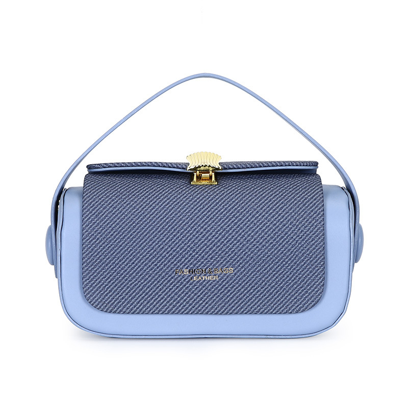 Satchel Box torba – PU materijal, Shell stil, horizontalni kvadratni oblik, zatvaranje poklopcem, poliester podstava