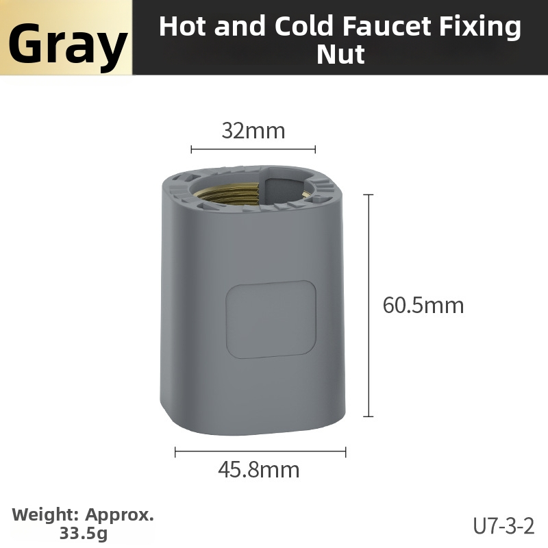 Εργαλείο αντιχαλάρωσης για βρύσες κουζίνας - Ζεστό και κρύο νερό, στερέωση βάσης νεροχύτη, γρήγορη εγκατάσταση