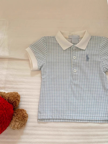 Dječje polo majice, mrežasti uzorak, 100% materijal, uzrast 1–3 godine, Ljeto 2025