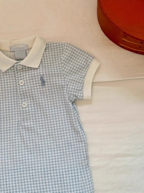 Dječje polo majice, mrežasti uzorak, 100% materijal, uzrast 1–3 godine, Ljeto 2025