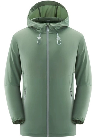Ly-25500 Najlon UV50+ Quick-Dry Outdoor Windbreaker s kapuljom