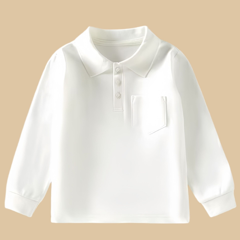 Unisex dječja polo majica, 100% pamuk, proljeće-jesen, vez, za djecu iznad 8 godina