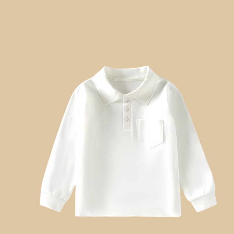 Unisex dječja polo majica, 100% pamuk, proljeće-jesen, vez, za djecu iznad 8 godina