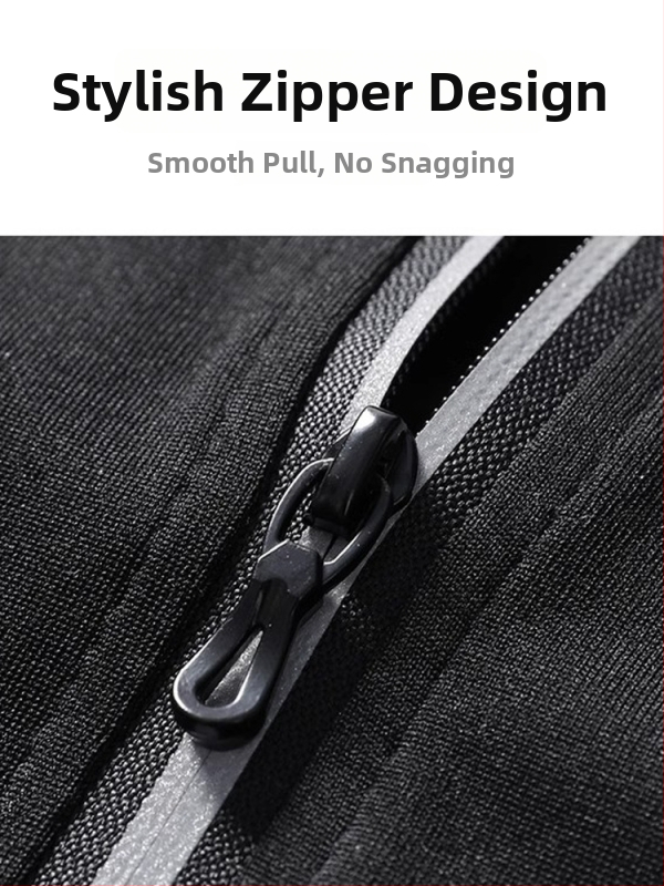 Pánsky športový set s kapucňou a dlhými rukávmi – casual polyester