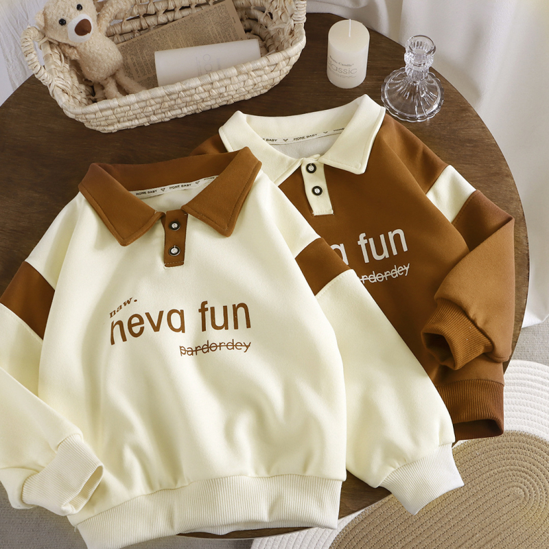 Polo majica za djecu, casual stil, Hua Cotton tkanina, proljeće/jesen, starija djeca (8+)