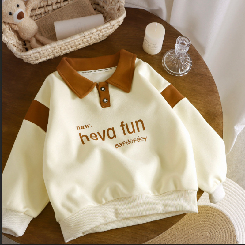 Polo majica za djecu, casual stil, Hua Cotton tkanina, proljeće/jesen, starija djeca (8+)