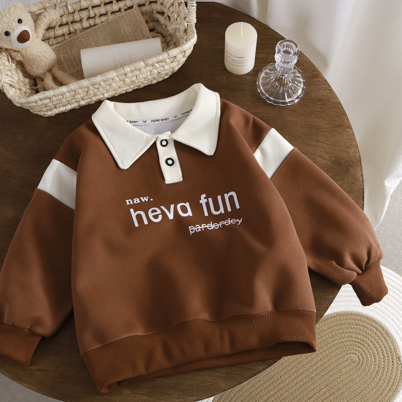 Polo majica za djecu, casual stil, Hua Cotton tkanina, proljeće/jesen, starija djeca (8+)