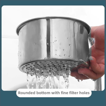 Кошничка за дренаж от неръждаема стомана във формата на лебед с филтър – многофункционална поставка за мивката за сухи и мокри остатъци