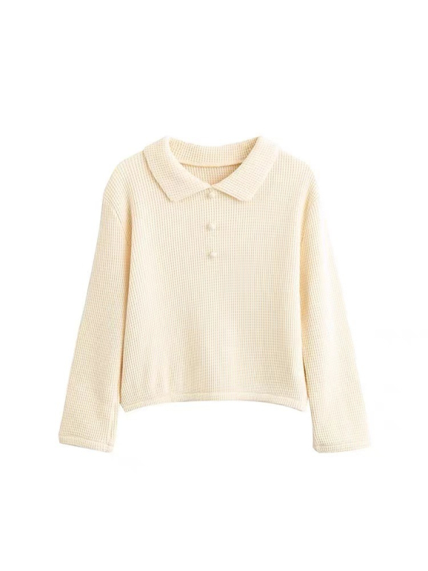 Unisex dječja polo majica od pamuka, jednobojna, pogodna za proljeće, jesen i zimu, za djecu od 3–8 godina