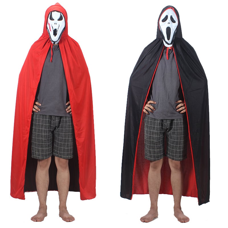 Cosplay plašt, dvostruki sloj, dvostrano vampirski plašt od poliestera, 90–95% poliestera, za kazalište, Xingzhi